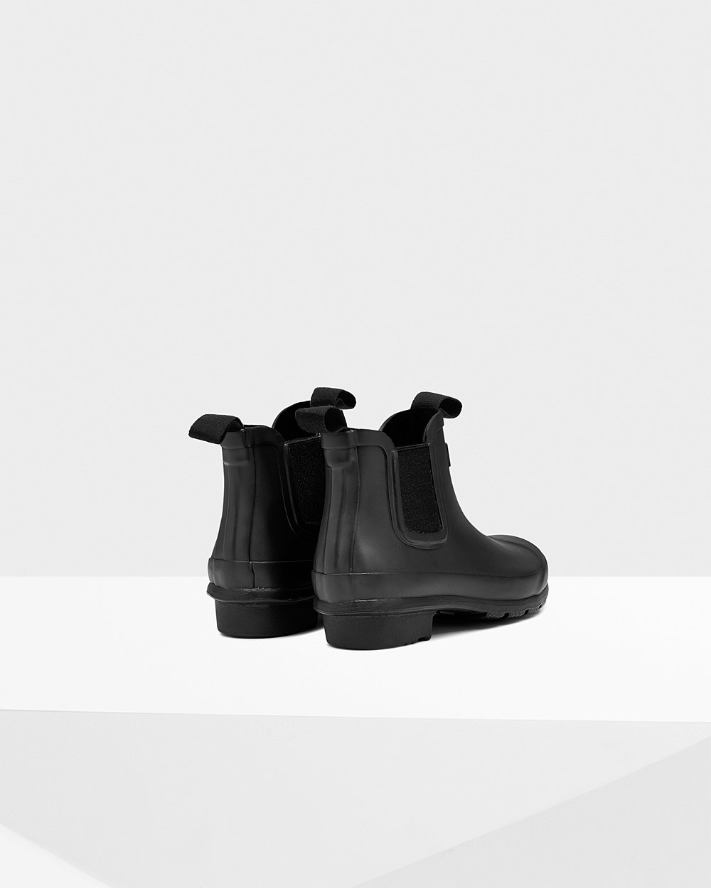 Botas Chelsea Hunter Niños - Original Big - Negros - QSMCZTA-56